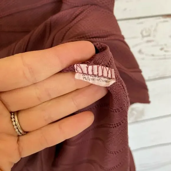 Windsor M Plum Textured Off Shoulder Bodycon Short Mini Cocktail Party Dress - Picture 8 of 8